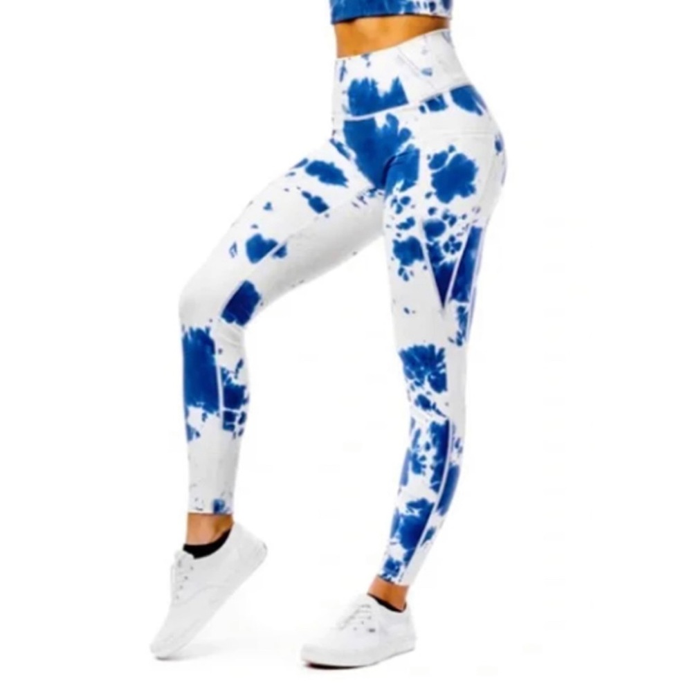 1st Phorm Venture Leggings, tie-dye, like new!!